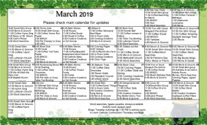 MediLodge of Munising March Calendar of Events